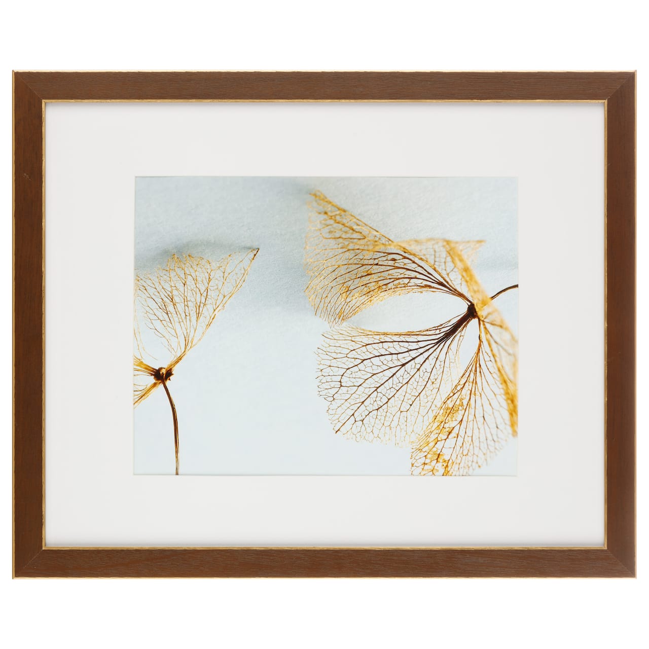 8 Pack: Walnut & Gold Trim Frame with Mat, Gallery by Studio Décor®